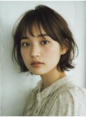 透明感ショートボブ