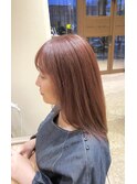 ブリーチなし！大人可愛いパープルピンク