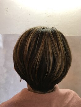 サロンド イブキ(Salon de IBUKI)の写真/ショートヘアの技術の高さを求めるなら迷わずココ！再現性が高く、乾かすだけで自然にまとまる◎