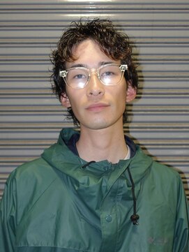 ポール(pole) メンズショートウルフセンターパート