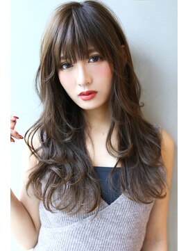 ブラン 広島本通(Blanc) 【Blanc】レイヤーカット/ハイライトカラー/無造作カール/ロング