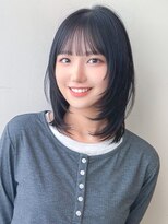 ルエ(rue)&nbsp;大人可愛い20代30代40代小顔ウルフレイヤーボブ丸みショートボブ