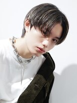 ゴート(GOATO) ナチュラルセンターパート ハイライト メッシュ 鹿児島