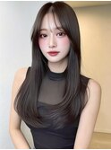 髪質改善ストレート/縮毛矯正/韓国風◎前髪あり