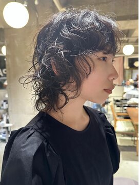 パーク(PARK) レイヤーパーマウルフパーマ黒髪パーマショートパーマ