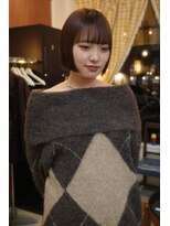 チャプター 問屋町(chapter)&nbsp;髪質改善パツっとボブミニボブ透明感ケアカラー韓国ヘア岡山