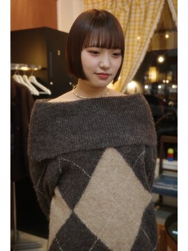 チャプター 問屋町(chapter) 髪質改善パツっとボブミニボブ透明感ケアカラー韓国ヘア岡山