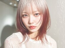 ハイトーンカラーが得意なサロン【千葉駅/ケアブリーチ/ハイトーンカラー／ダブルカラー］