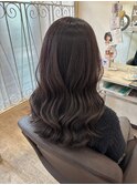 ブリーチなしxラベンダーグレージュ
