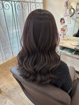 エルベ  茨大前店(elve)&nbsp;ブリーチなしxラベンダーグレージュ