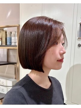 フェイス 石川町 (FACE) ボブ×切りっぱなしボブ×ミニボブ×前髪あり×横浜