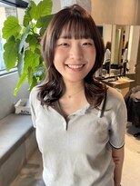 ロカリタ キョウト 河原町三条店(ROCAReTA kyoto) アッシュブラウン ミディアムレイヤー くびれスタイル