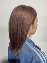 ヘアメイクアクト 都賀店&nbsp;ブリーチせずにできるピンクベージュ