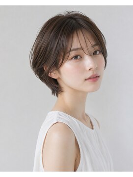 フレイムス ヘアアンドリラックス 大宮東口店(Frames) ショートボブ髪型20代30代40代50代前髪あり前髪なし面長丸顔大宮