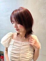 ロンドシエル 横浜(Lond ciel) チェリーレッド×ボブ