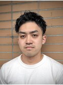 【アクティブショート×ピンパーマ】メンズカットメンズパーマ