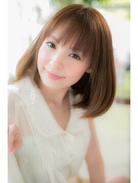 エヌアンドエーコンティ(N&A CONTi) オン眉ショート×ボブショート×ナチュラルストレート