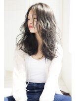 ガーランド (Garland)&nbsp;[Garland/表参道]センターパート☆おしゃれ黒髪ウェーブ02