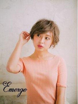 エマージュ 武蔵小杉(Emerge) くしゅくしゅショート[イルミナカラー/デジタルパーマ]