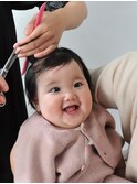 やさしい ベビーカット 赤ちゃんカット uiic 梅田