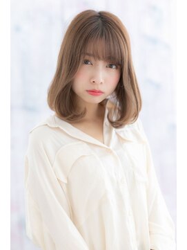 ミック 日暮里店(miq) 内巻きワンカールでガーリーに☆Aラインボブディ