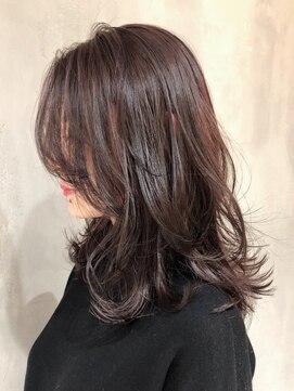 アイティー バイ アルバム 中野店(IT by ALBUM) ピンクアッシュブラウン_ローライトスリークボブ_ba284333