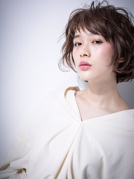 カバーヘア 上尾西口店(COVER HAIR) メルティカラーニュアンスカールミニウルフv上尾20代30代40代