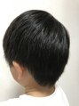 ヘアースタジオフォルム キッズカットです!耳周り襟足スッキリで、キュートスタイル