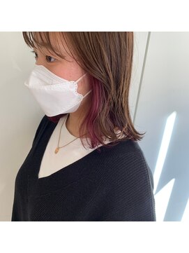 エミィ(emme) 【emme×笹川】インナーカラー×カシス