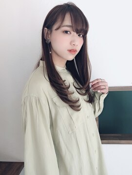 ヘアーアンドメイク エイダ(hair&make eida) 髪質改善センターパートロング 神保町