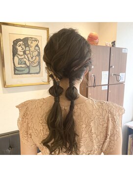 アルマヘアー(Alma hair by murasaki) ◎ローツインアレンジスタイル◎