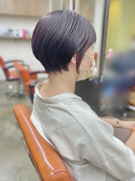 ベルクープス 天王寺店(Belle Coupes) 【BelleCoupes】平田澄香 丸みショートボブ ベリーピンク