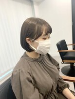 ネオリーブ クーロ(Neolive curro) ころんとボブの赤み消しグレージュカラー♪