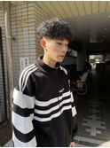 スキンフェードツイストスパイラルツーブロックマッシュ4