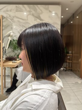 キャリ(CALI) ボブ×インナーカラー<<CALI・田町・三田・美容室・平林>>