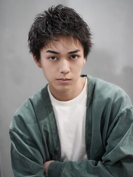 フィフス トウキョウ (fifth TOKYO) ビジネスショートスパイキーショートパーマツーブロック刈り上げ