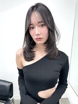 ヴェイン 渋谷(vain)&nbsp;くびれミディ/レイヤーカット/ミディアム/インナーカラー/渋谷