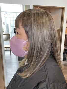 クロード モネ 吉祥寺店(Claude MONET) 〈江戸 桃海〉白髪ぼかし/ハイライト/透明感カラー