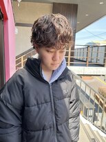 アイズ 海老名(AIZU) ニュアンスパーマ ワンカールパーマ マッシュ ナチュラル