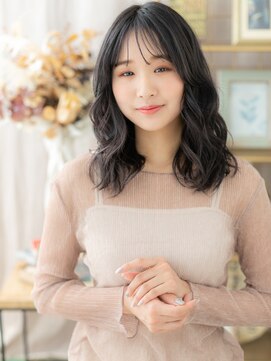 カバーヘア ブリス 志木南口駅前店(COVER HAIR bliss) 大人ガーリーゆるふわミディグレージュカラーa志木20代30代40代