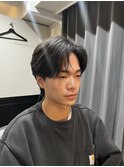 ニュアンスパーマ/ビジネススタイル/田町/理容室/メンズパーマ/