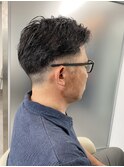 ベリーショート×フェードカット バーバースタイル