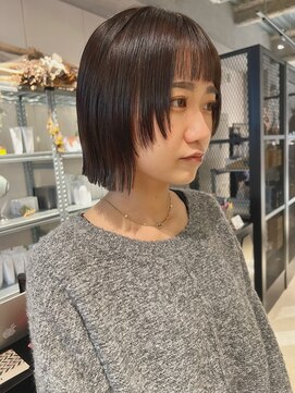 クリアオブヘアー リット(CLEAR of hair LiT) ストレートパーマボブ