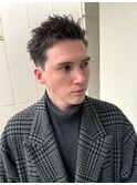 スパイキーショート/刈り上げ/ツーブロック/短髪/フェザーパーマ