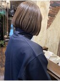 極細ハイライトボブ