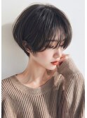 大人可愛い／20代30代40代50代／大人ボブ／丸みショートボブ