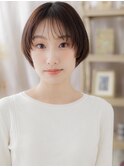 小顔シースルーバングショートカットレイヤーc7川口