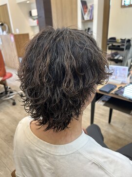 クロエバイラヴィズム 郡山さくら通り店(CLOE by LUVISM) 波巻きツイストスパイラルMIXパーマ