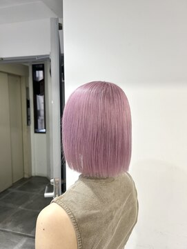 ペレ 栄店(PELE) ミディアムヘア/デザインカラー/フェイスフレーミング/栄