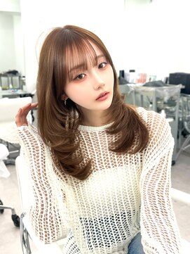 アマトウキョウ アユンチェ(AMA TOKYO×AYUNCHE) 韓国ヘア＿レイヤー_透明感カラー